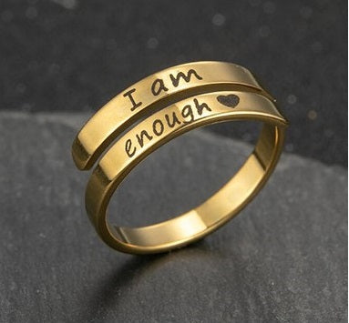 I Am Enough Ring